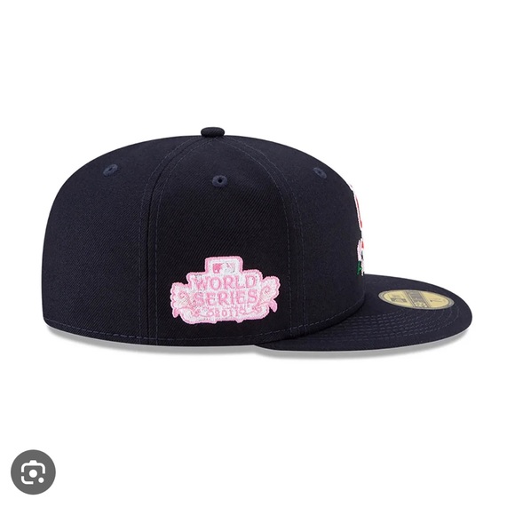 St. Louis Cardinals Side Patch Bloom Navy 59FIFTY FITTED HAT - Picture 3 of 3